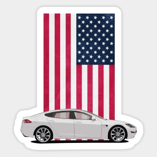 Electrifying Tesla Sticker